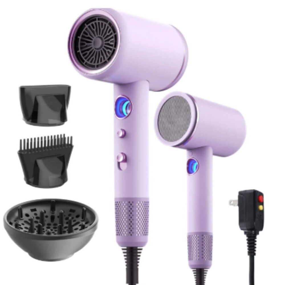 Dxliwky Professional Hair Dryer 1875 Watt (High-Speed Ionic Blow Dryer)